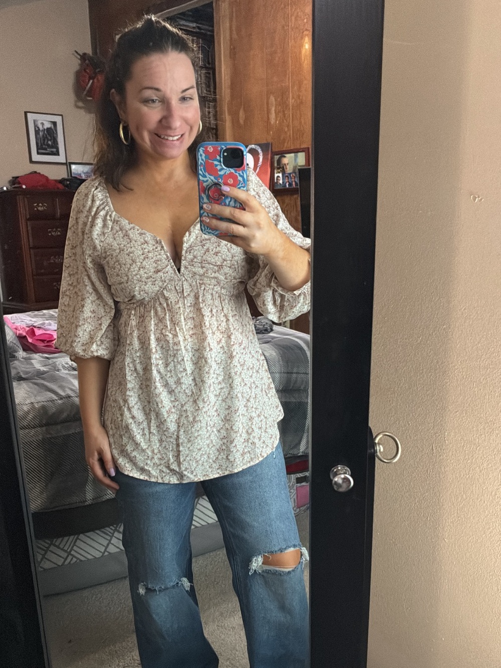 NWT heyson floral print blouse